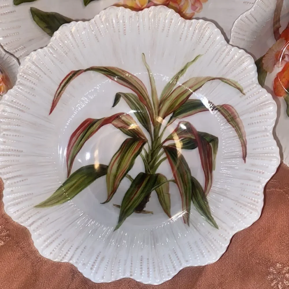 Cupcakes & Cashmere Set of Four Botanical Melamine Nesting Bowls!
